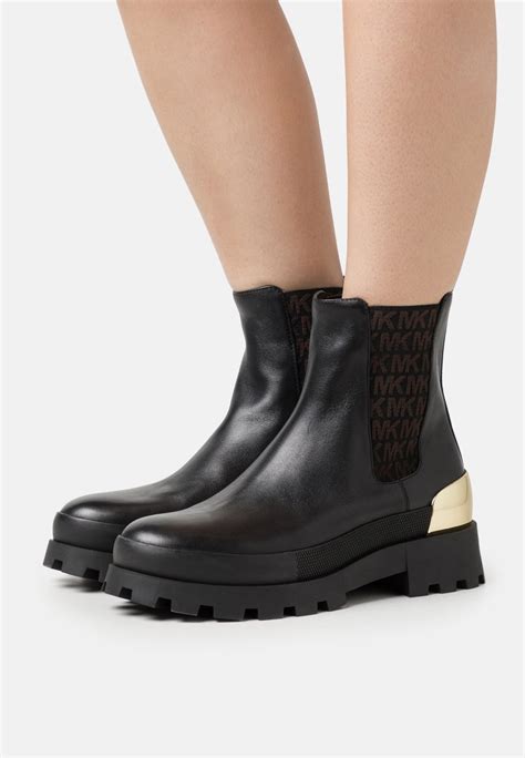 michael kors york ankle boots black|zappos Michael Kors boots.